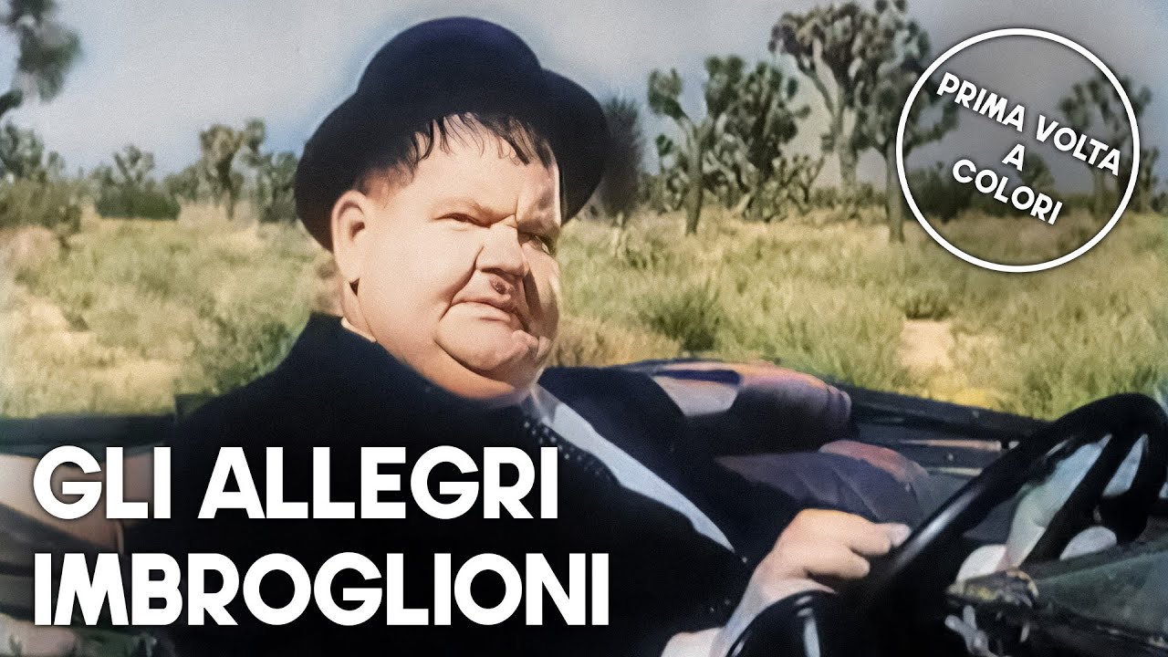 Gli allegri imbroglioni (1943) | COLORATO | Film classico di Laurel & Hardy in italiano