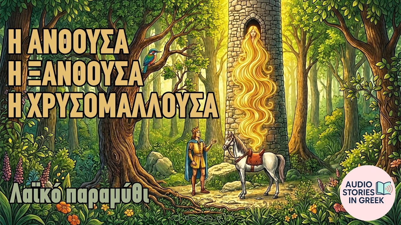 Η ΑΝΘΟΥΣΑ, Η ΞΑΝΘΟΥΣΑ, Η ΧΡΥΣΟΜΑΛΛΟΥΣΑ - Αφήγηση Ελληνικών Παραμυθιών (Λαϊκό Παραμύθι)