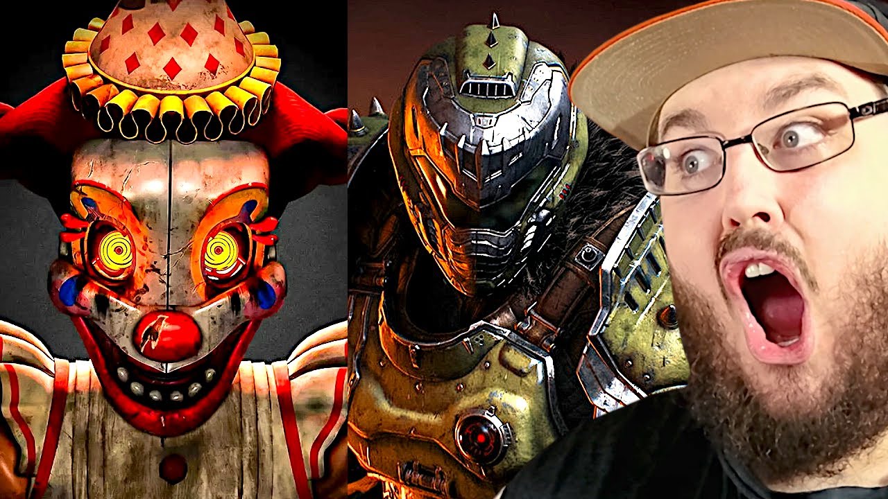 FNAF SECRET OF THE MIMIC RAP,  DOOM THE DARK AGES RAP & R.E.P.O. RAP by JT Music REACTION!!!