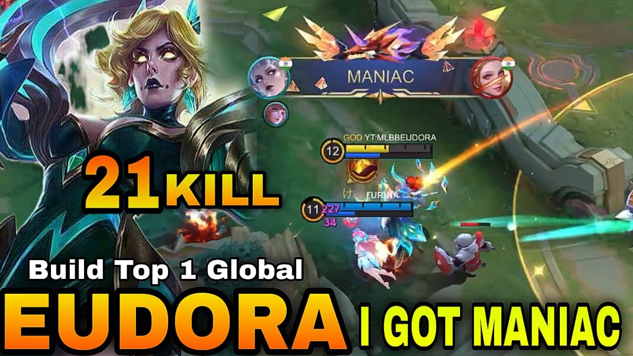 EUDORA BEST BUILD 2026 | I GOT MANIAC EUDORA GAMEPLAY!! TOP GLOBAL MOBILE LEGENDS ~ MLBB
