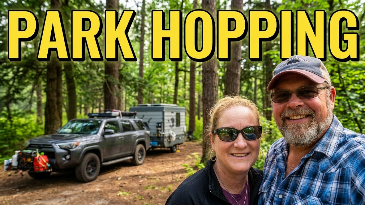 Tiny RV Forest Park Hopping.