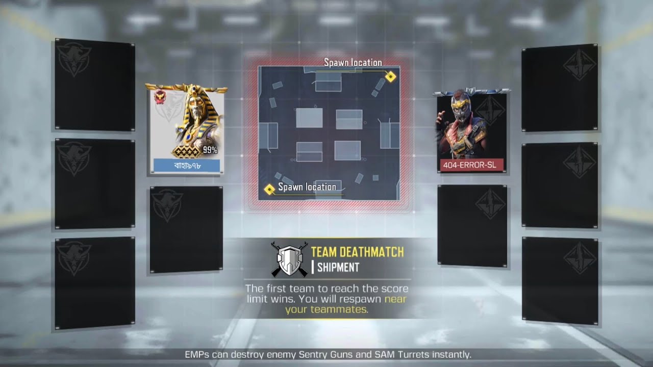 Shipment, Room, Sniper 1vs1 Gameplay  (Call of duty mobile)