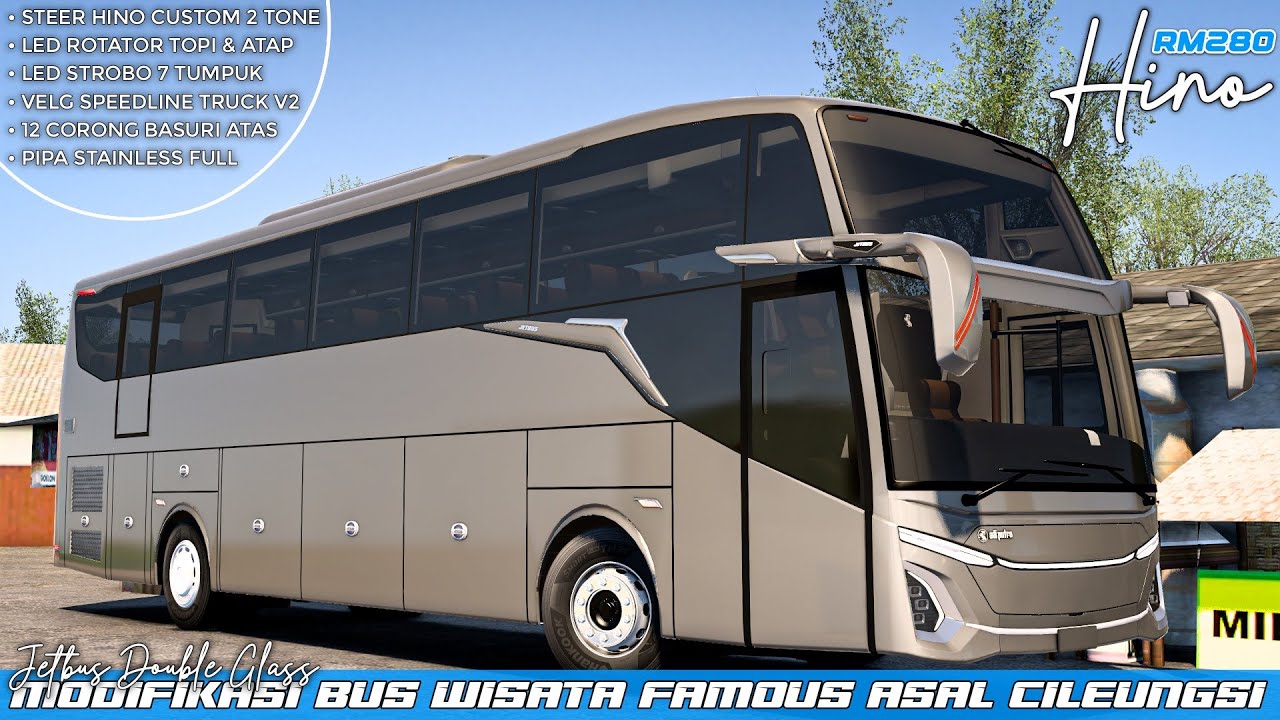 Modifikasi Bus Wisata Famous Asal Cileungsi🔥- Adiputro Jetbus 5 SHD | ETS 2 Indonesia