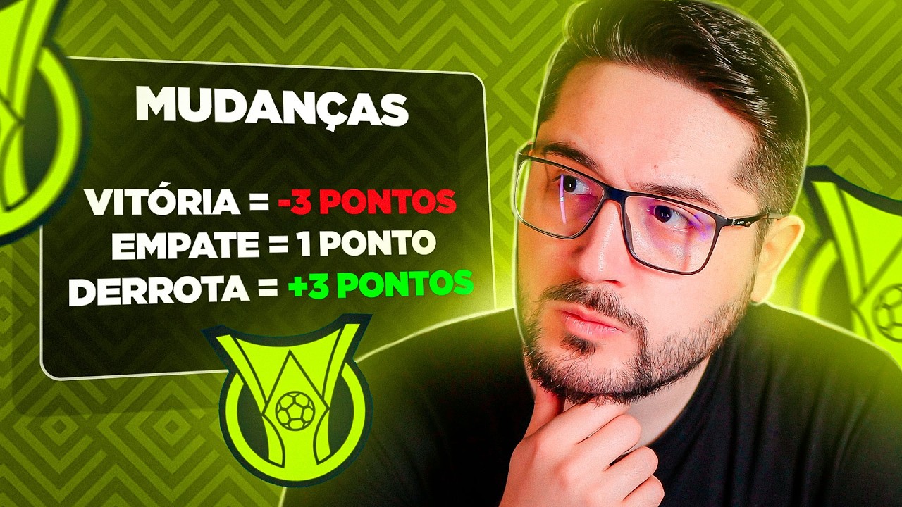 Criei NOVAS REGRAS pro FUTEBOL BRASILEIRO... 👀