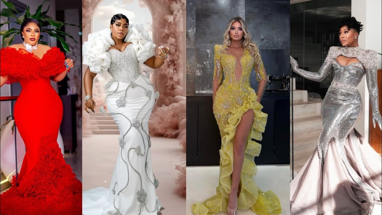 Special dinner gowns for ladies; Elegant Dinner Gowns