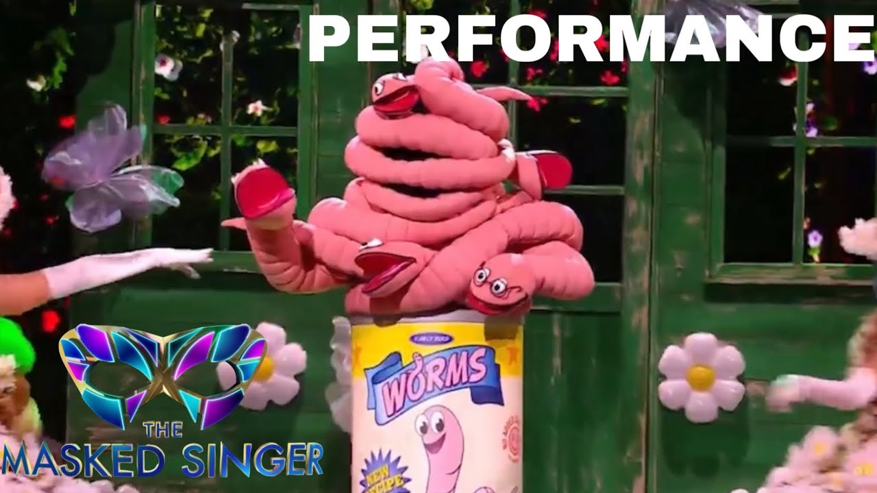 Can of Worms sings “Be Our Guest” from Beauty and the Beast | The Masked Singer UK | Season 7