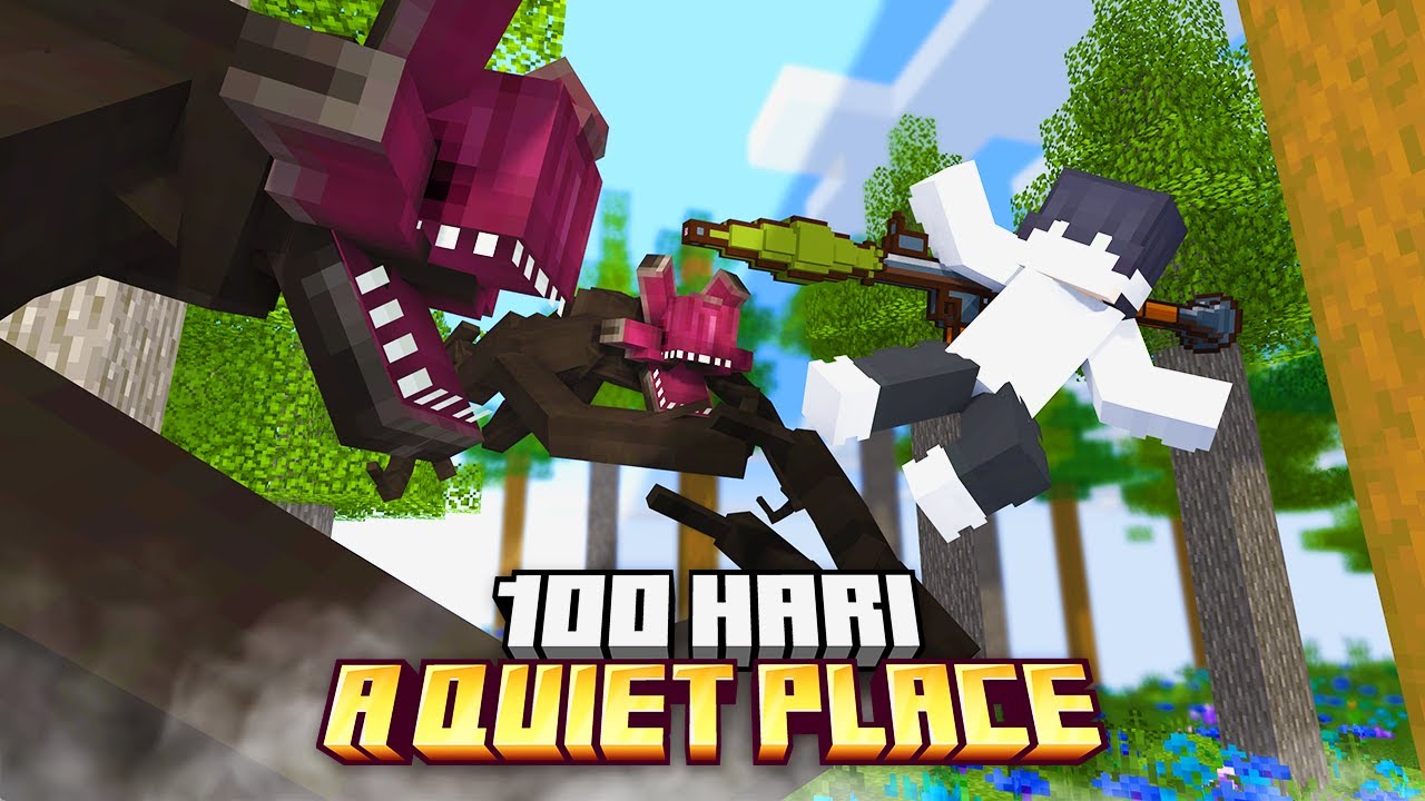 100 Hari di Minecraft A Quiet Place