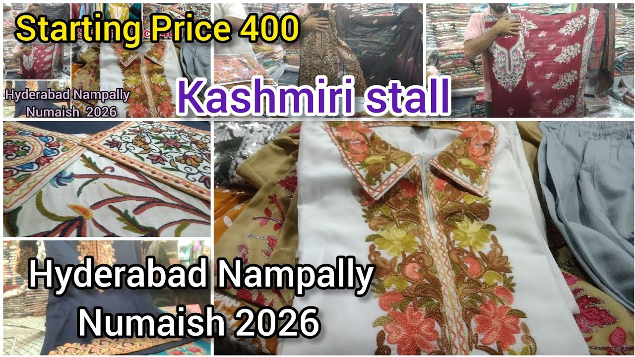 Nampally Exhibition 2026 || Kashmiri Stall With Price || Hyderabad Numaish 