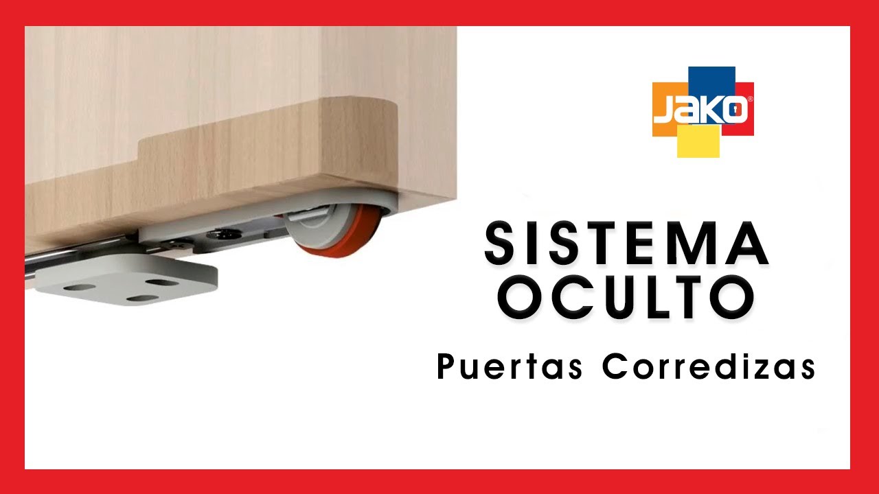 Instalaci&oacute;n: Sistema oculto para puertas corredizas  COD. JK15452