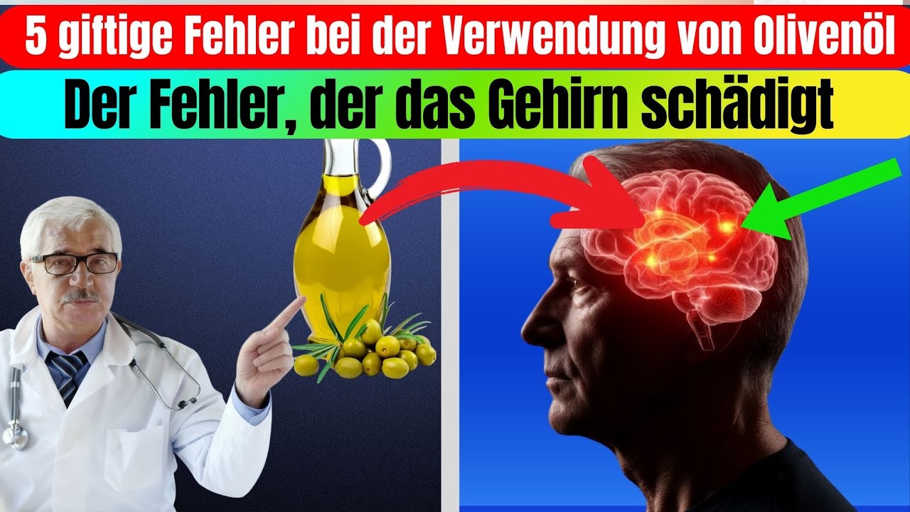 🚨 5 Olivenöl Fehler, die Ihre Gesundheit zerstören – besonders ab 60! 🫒⚠️