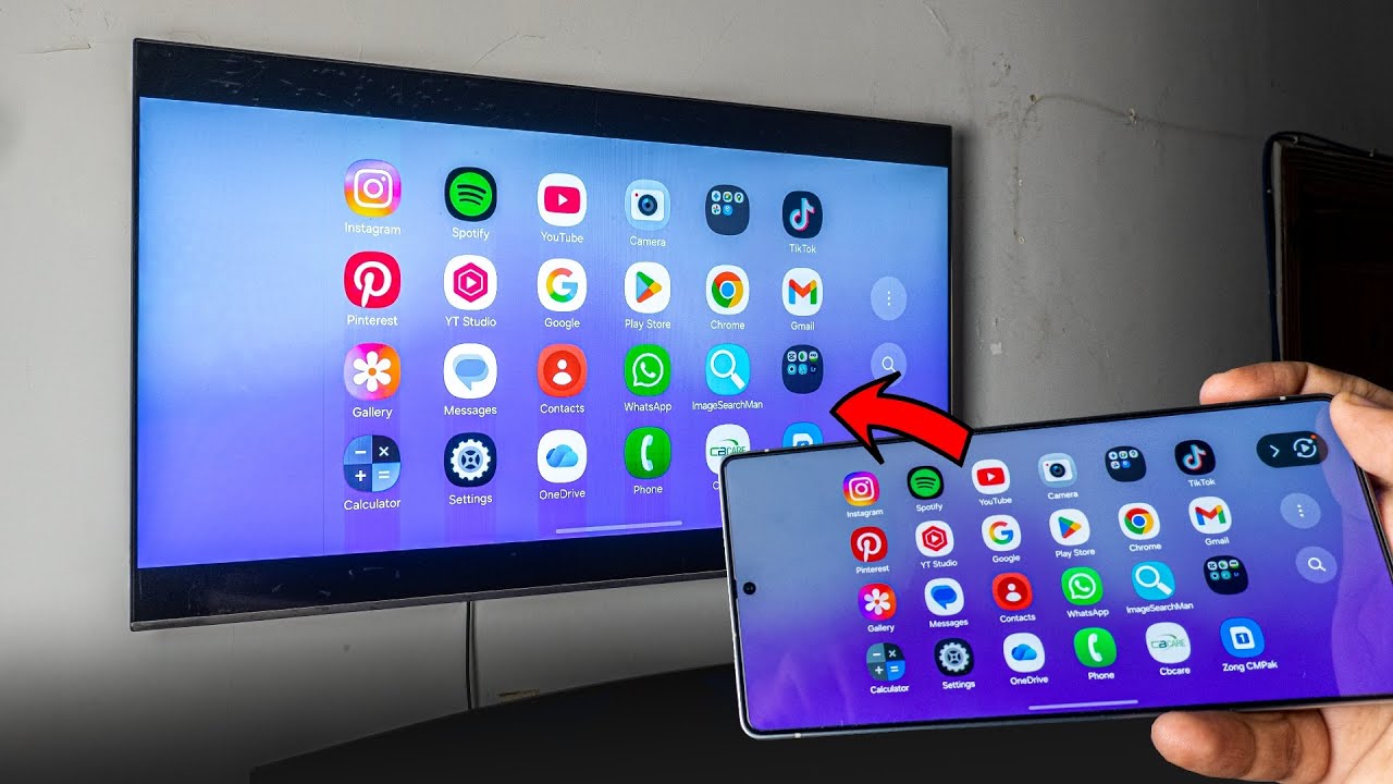 Как подключить телефон Android к смарт-телевизору | Зеркальное отображение экрана | Беспроводной ...