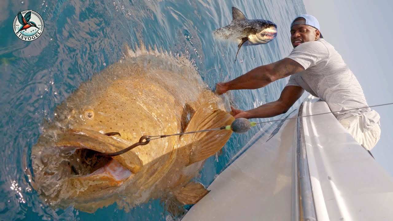 Monstruos del oc&eacute;ano: &iexcl;Luchando contra meros gigantes y tiburones r&eacute;cord! #pesca