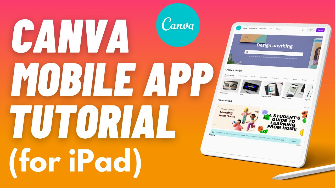 Учебное пособие по Canva для iPad — Как использовать приложение Canva (новое обновление 2021 года...