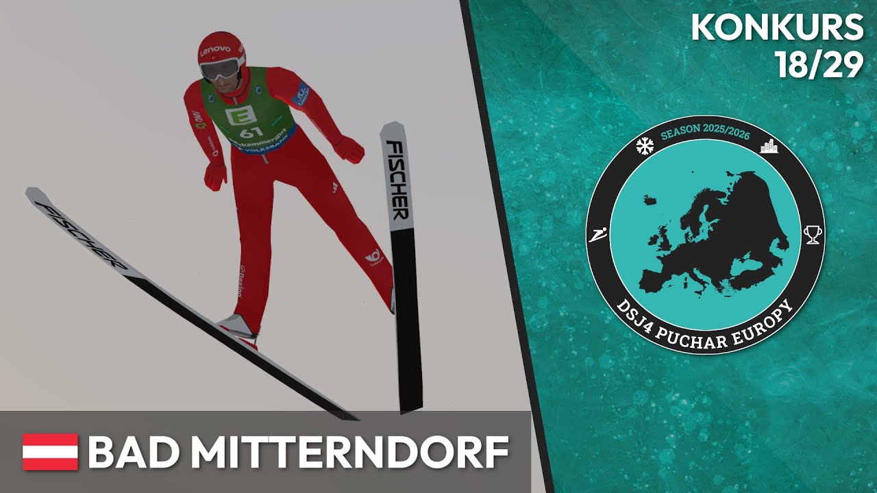 🟢 Bad Mitterndorf HS225 | 17.01.26 | Puchar Europy 2025/2026 | Konkurs indywidualny