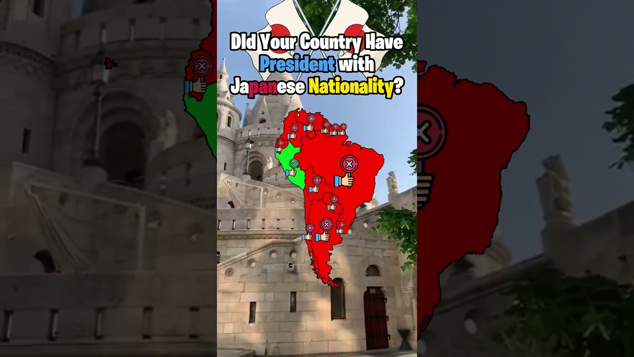 Did your country's president have Japanese Nationality #japan #peru #latam #southamerica #fujimori