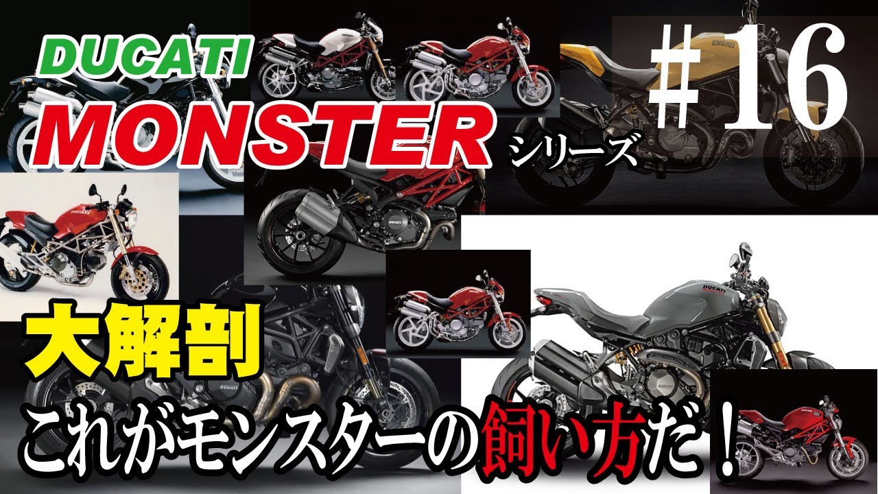 MONSTER1200徹底解剖！モンスターの歴史を振り返り、モデル毎の特徴から現行水冷モンスターシリーズの乗り方までを徹底解説！【モトブログ】 #MONSTER1200S #MONSTER821