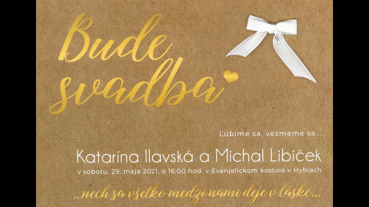 Sob&aacute;&scaron; &ndash; Michal Libiček a Katar&iacute;na Ilavsk&aacute;