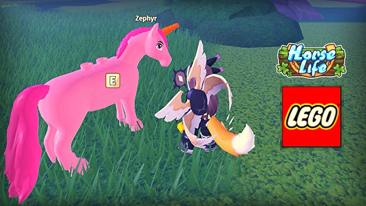 ЧТО?! ЛЕГО ЛОШАДЬ?! ивент Конная Академия в Лошадиная Жизнь Роблокс! Horse Life Lego Event roblox
