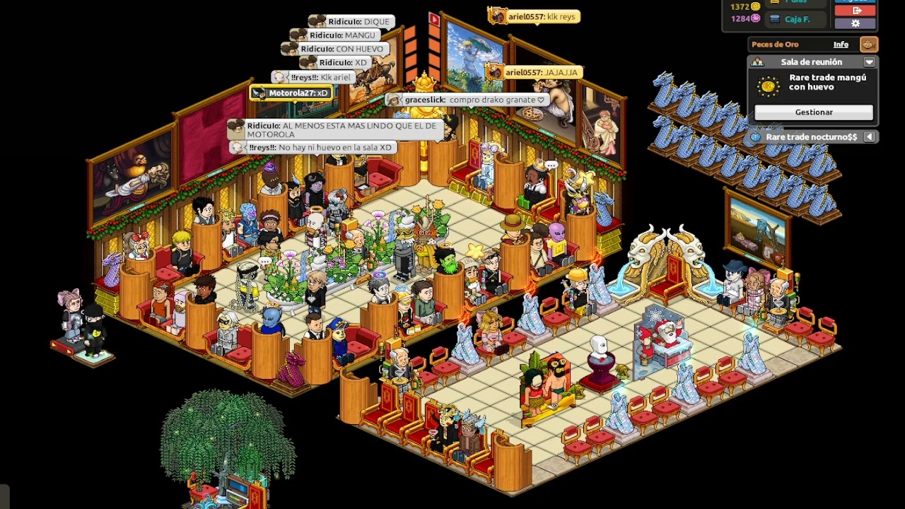 Rare trade en habbo en el 2024