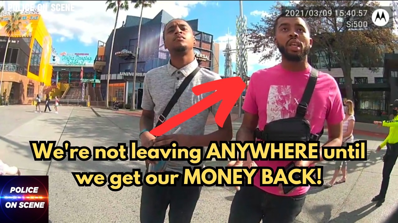 Bold REFUSAL to leave Universal Studios goes sideways!