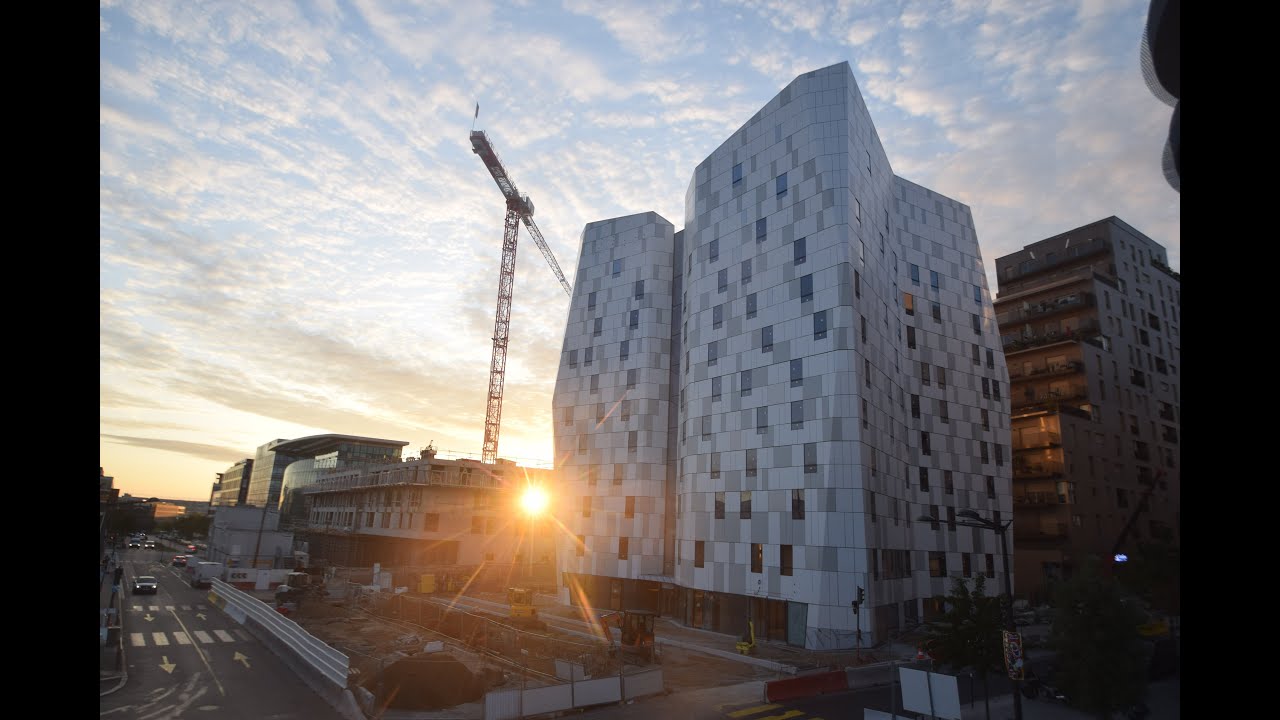 Construction de l'hôtel Hilton Garden Inn - Massy (91) - Time-lapse