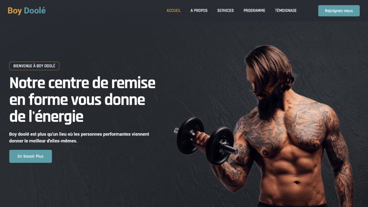 Jour 6 : Créer un site Web de salle de SPORT avec WORDPRESS