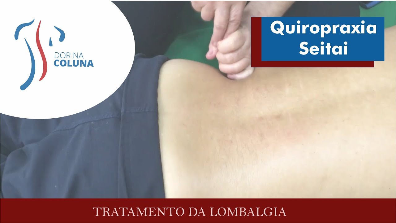 Tratamento da Lombalgia com Quiropraxia e Seitai