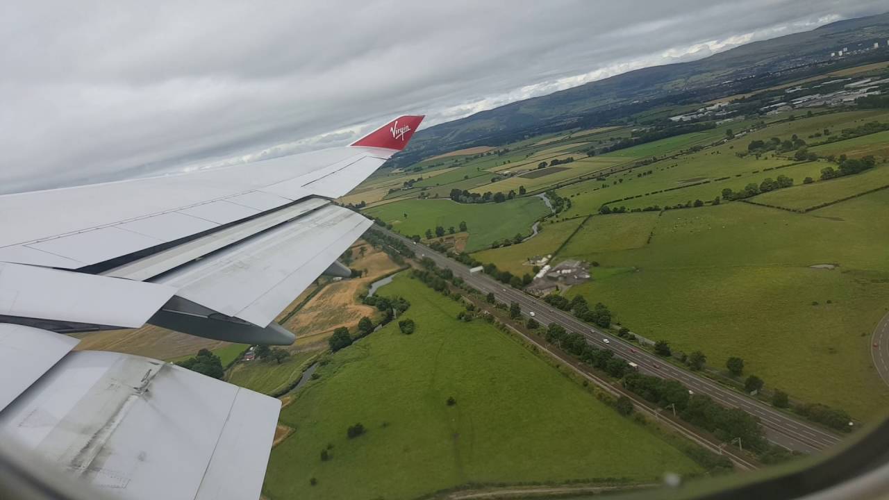 Virgin Atlantic B747-400 Glasgow Takeoff for Orlando
