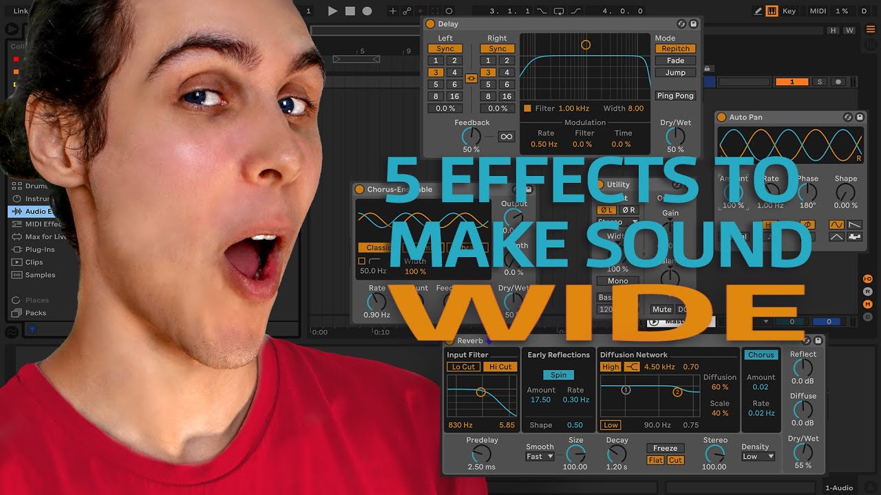 5 Effects To Mix Your Sound WIDE - Ableton Mixing Tutorial