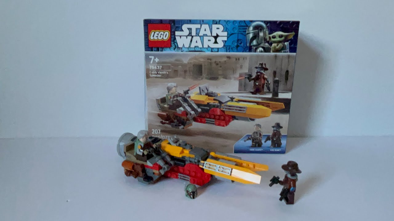 Обзор набора LEGO Star Wars: спидер Кобба Ванта