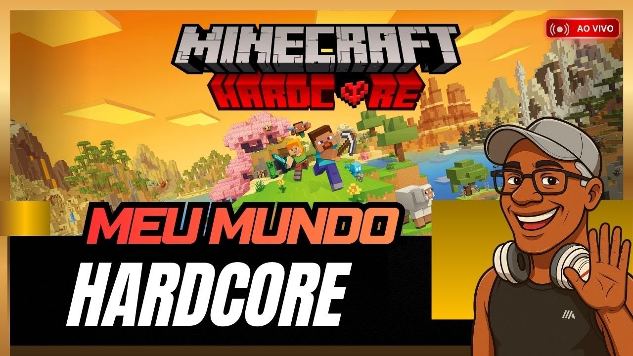 ✅ Minecraft Bedrock l Meu Mundo Hardcore l  Ao Vivo 😀🌚