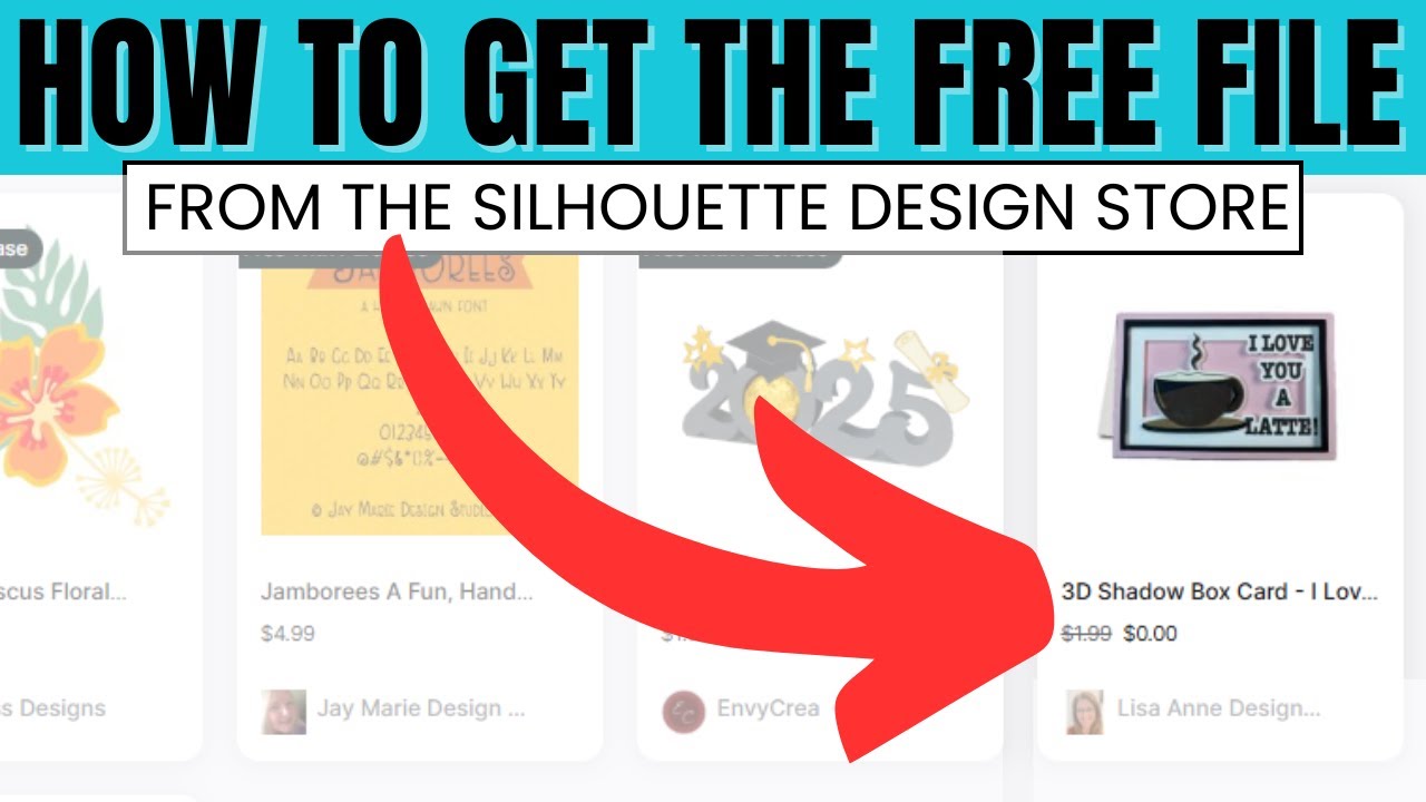 How to Get Free Designs from the Silhouette Design Store Every Week