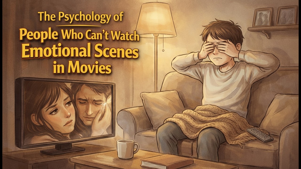 The Psychology of People Who Can't Watch Emotional Scenes in Movies