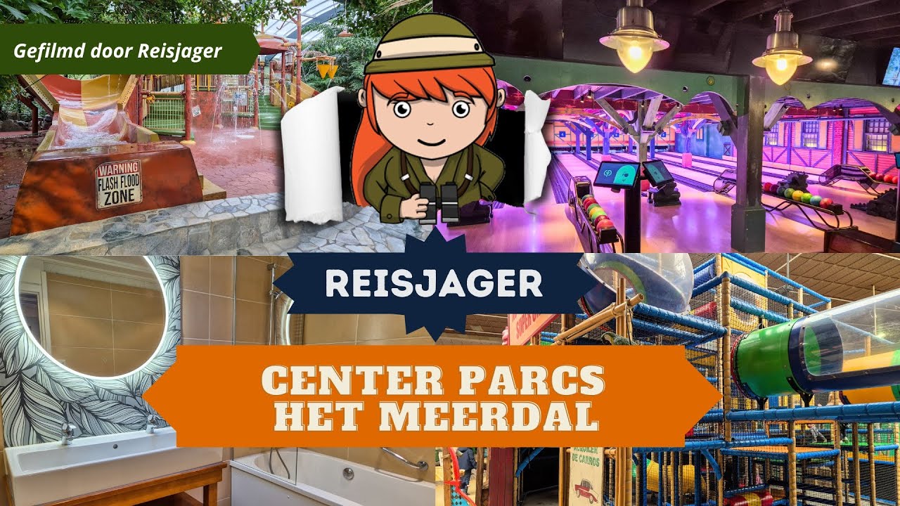 Center Parcs Het Meerdal - Volledige Parktour - o.a. Market Dome, Aqua Mundo & Cottage - 4K (HDR)