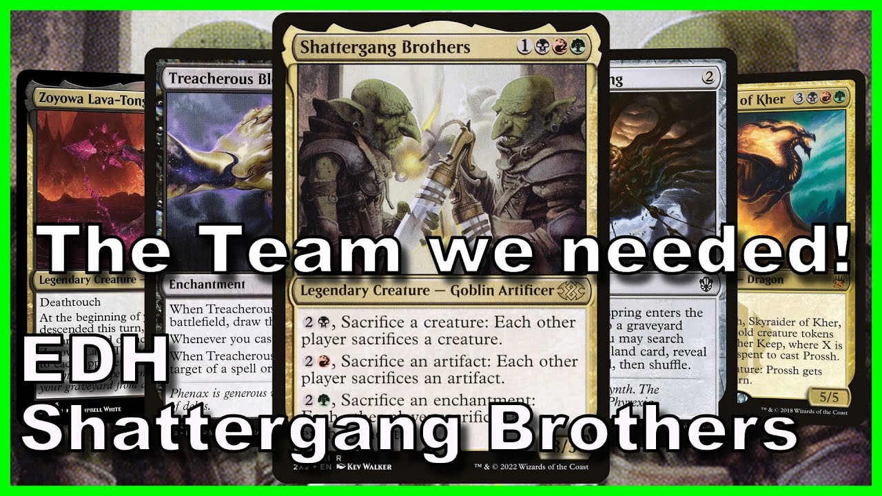 Shattergang Brothers EDH Deck Tech | Magic the Gathering