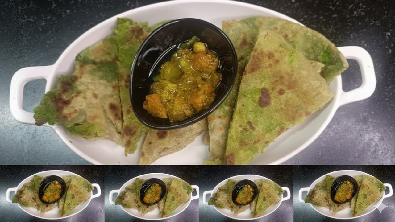 Street style Matar paratha 😋💥