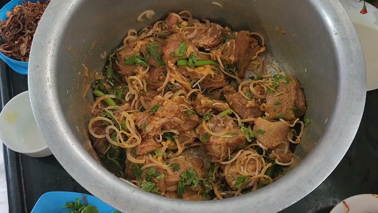 mutton dum biryani kachi akni ki || muslim style original mutton dum biryani recipe