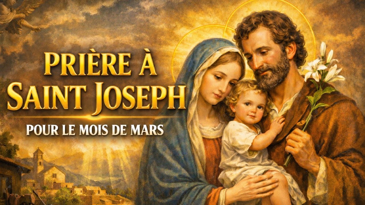 ✨️ PRIÈRE à SAINT JOSEPH pour le MOIS de MARS ✨️