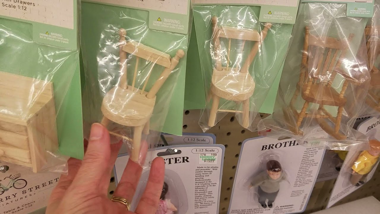 Shopping at Hobby Lobby!  Found a chair!