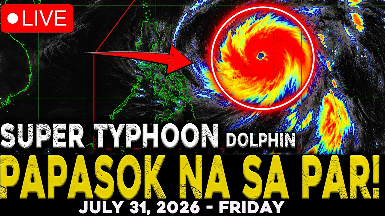 JULY 31 2026 | SUPER TYPHOON DOLPHIN NAGBAGO ANG TRACK, ISA PANG BAGYO DALAWANG BESES MAG LANDFALL!