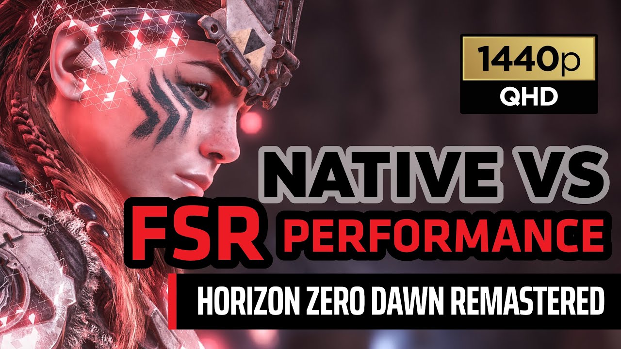 1440p FSR PERFORMANCE vs TAA NATIVO – Horizon Zero Dawn