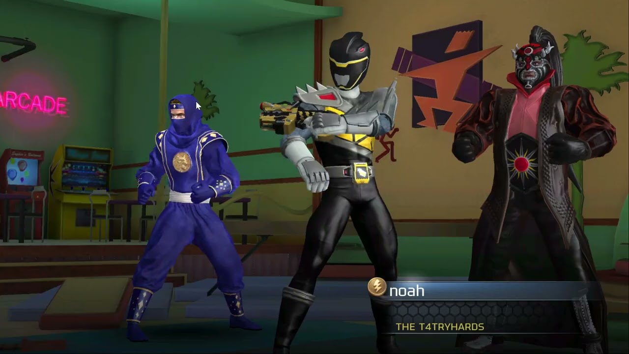 Power Rangers  Legacy Wars   Dino BLACK game play