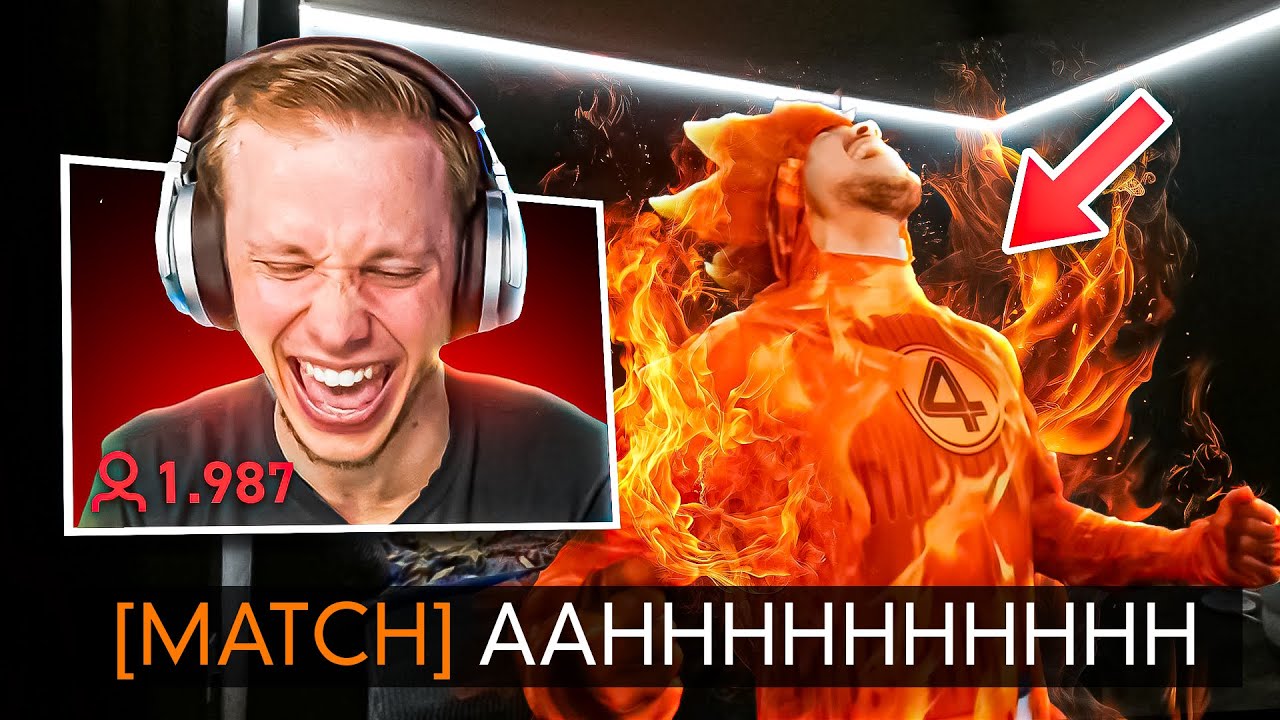 IRL HUMAN TORCH снова заставил jay3 ЯРОСТЬ...