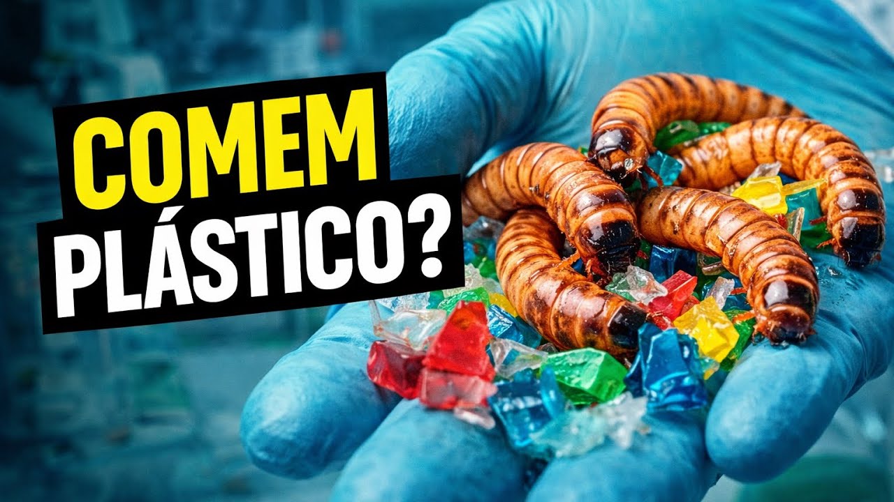 Essas Larvas Comem Plástico — e Isso Muda Tudo