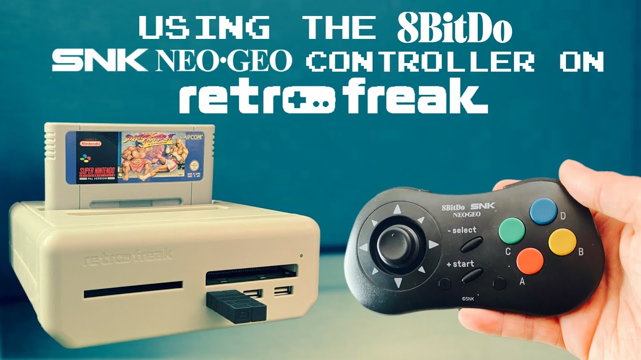 Использование контроллера 8bitdo SNK Neo Geo в игре Retro Freak