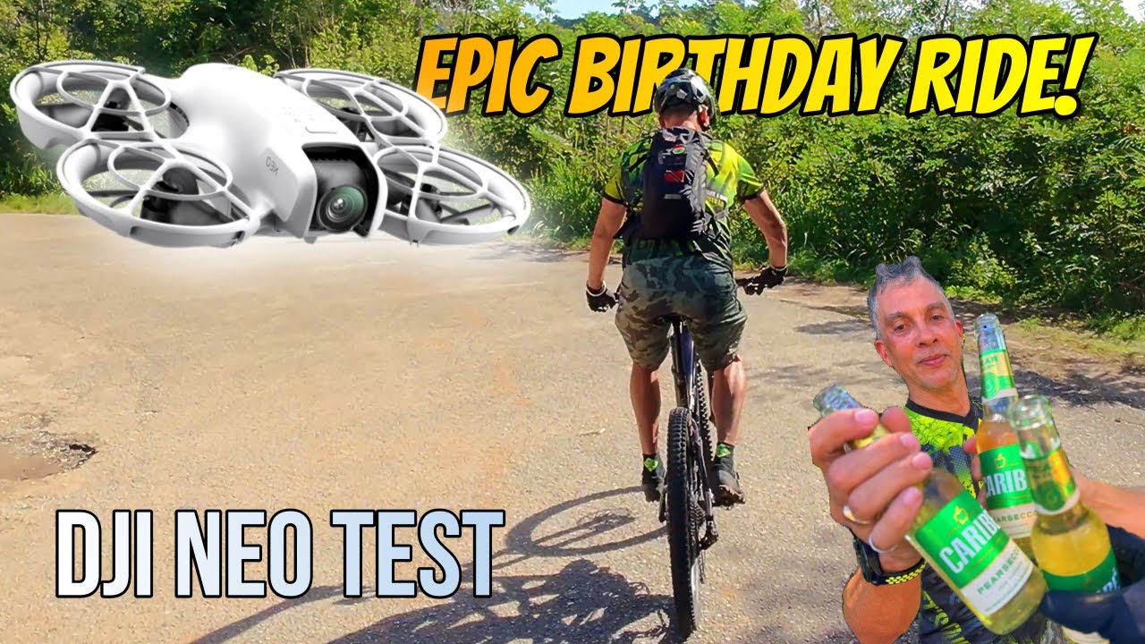 🎉 Birthday MTB Adventure at Victory Heights | DJI Neo Drone Test with Friends 🚵&zwj;♂️
