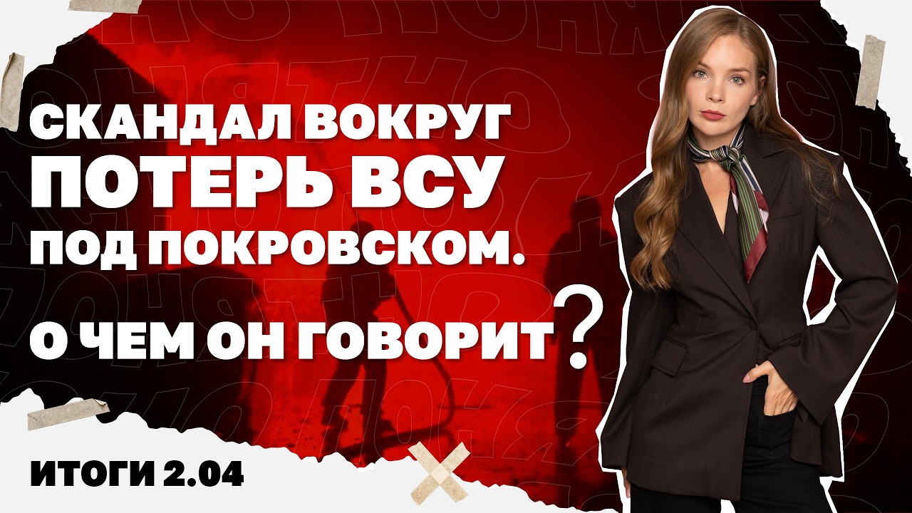 Скандал вокруг потерь ВСУ под Покровском, гибель военкома во Львове, выйдут ли США из НАТО. 02.04