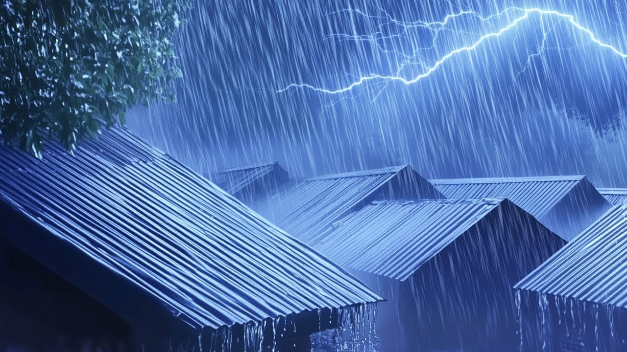 Wind and Rain Sounds for Sleeping – Nature Storm Sounds for Stress Relief