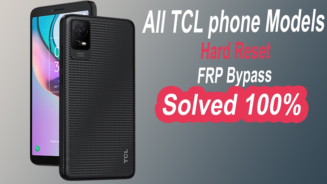 All TCL Phones: Hard Reset & GOOGLE ACCOUNT FRP BYPASS New Method WITHOUT PC Android 14,13,12,11,10