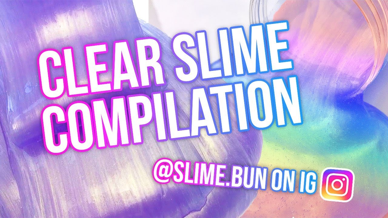 METALLIC CLEAR SLIME COMPILATION ODDLY SATISFYING ASMR // slime.bun